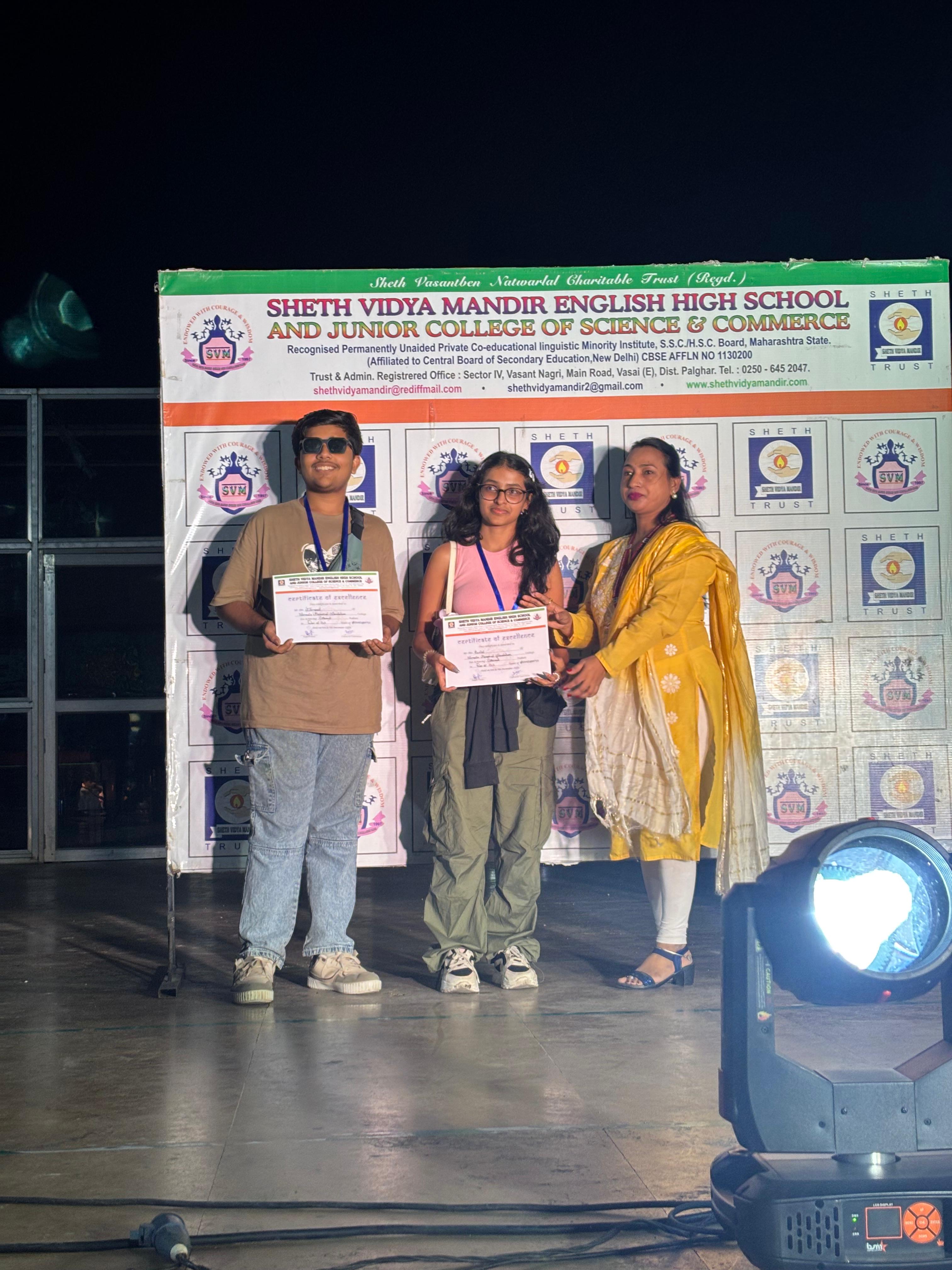 Winners of Intercollegiate Event 